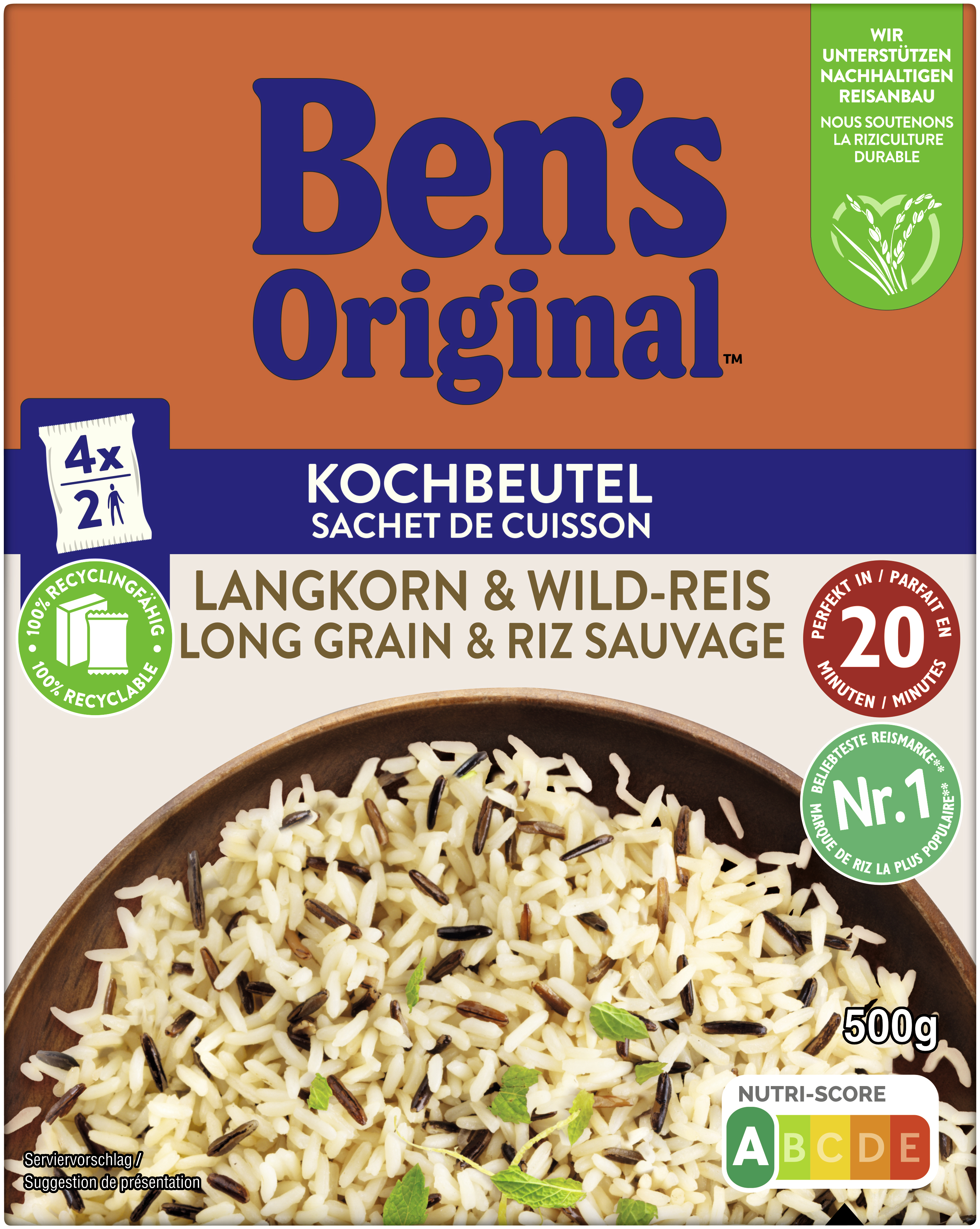 BEN KB Langkorn & Wildreis 500g